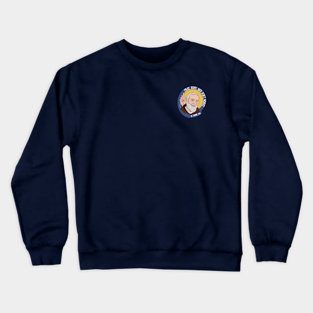 St. Padre Pio Crewneck Sweatshirt by mfrancescon13